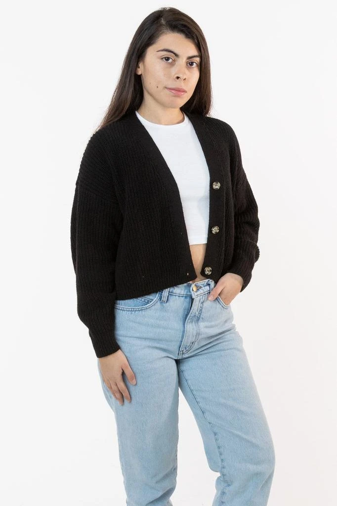 Los Angeles Apparel FM35GD - Fisherman Cropped Cardigan 11