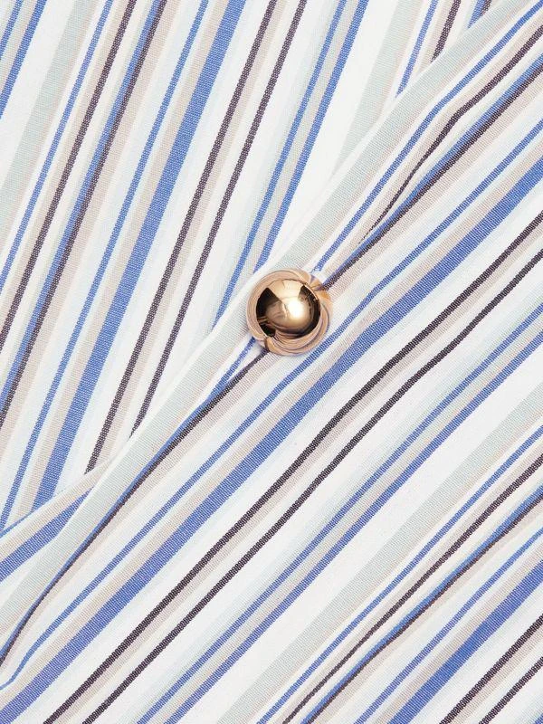 Derek Lam Alana Striped Cotton Long-Sleeve Shirtdress 5