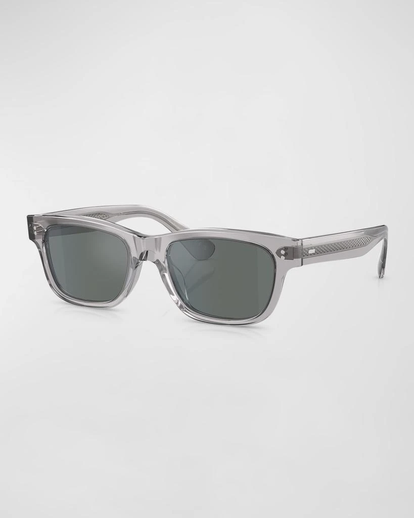 Oliver Peoples Men's Rosson Sun Acetate Rectangle Sunglasses 1