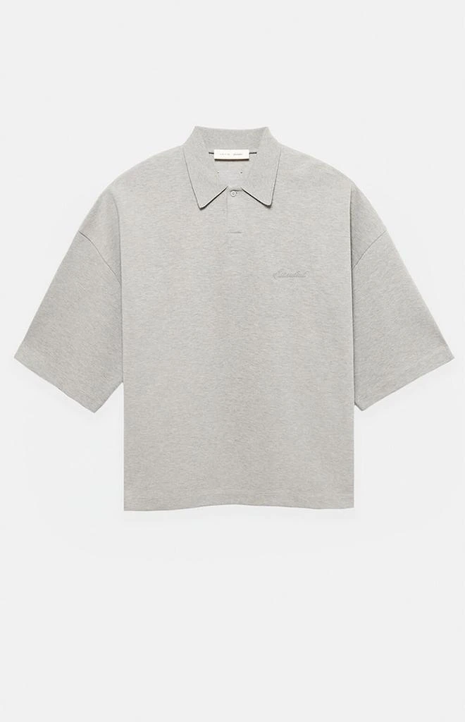 Essentials Concrete Heather Signature
90s Cropped Polo Shirt