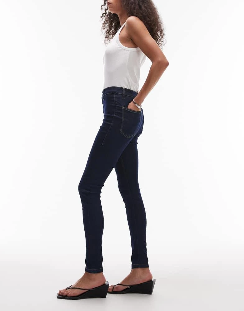 Topshop Topshop Joni high rise super skinny jean in indigo rinse 3