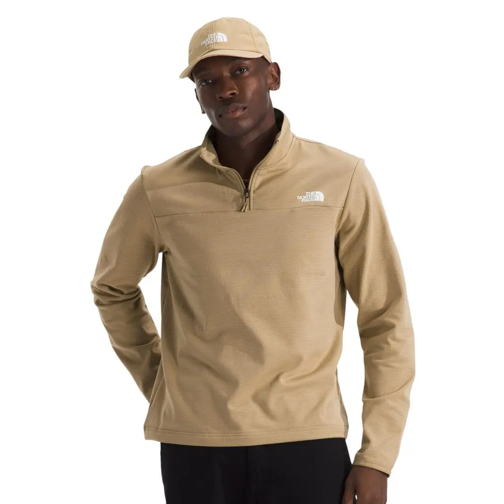 The North Face The North Face Cedar Trail Grid Quarter-Zip Fleece Pullover - Men's