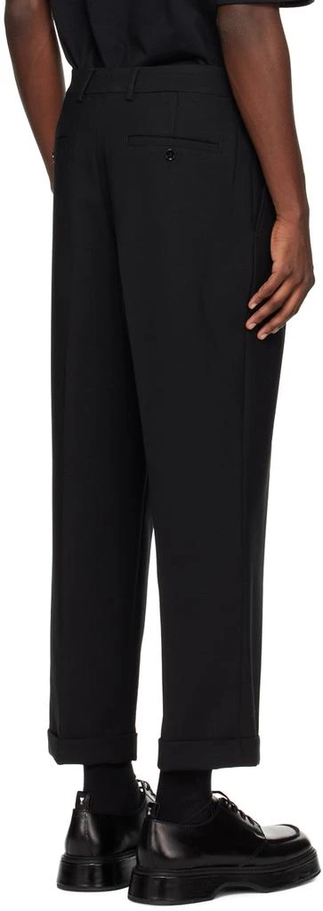 AMI Black Carrot Fit Trousers 3