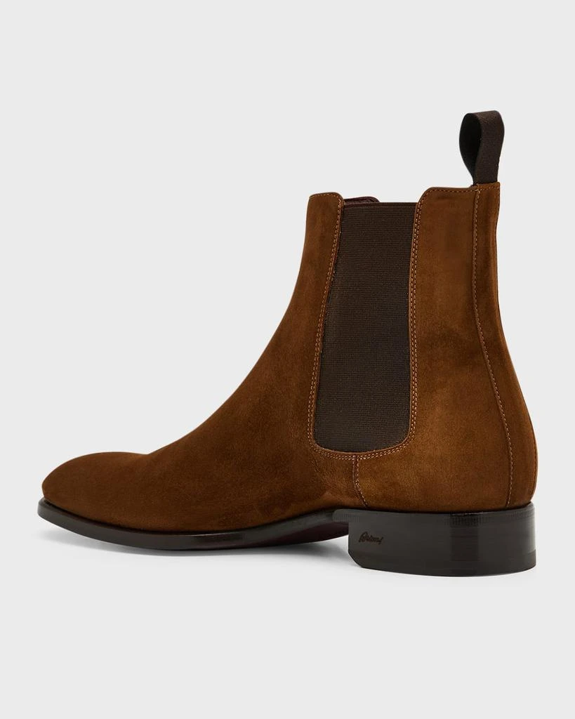 Brioni Men's Suede Chelsea Boots 4