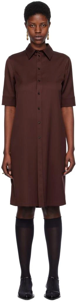 knee length dresses for ladies V-Cut Ribbed Viscose Blend Straight Cut Midi Dress