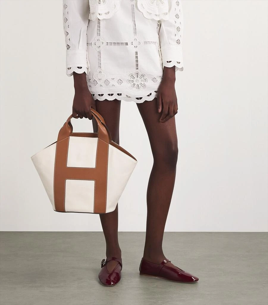 Harrods Medium Canvas Tote Bag 2