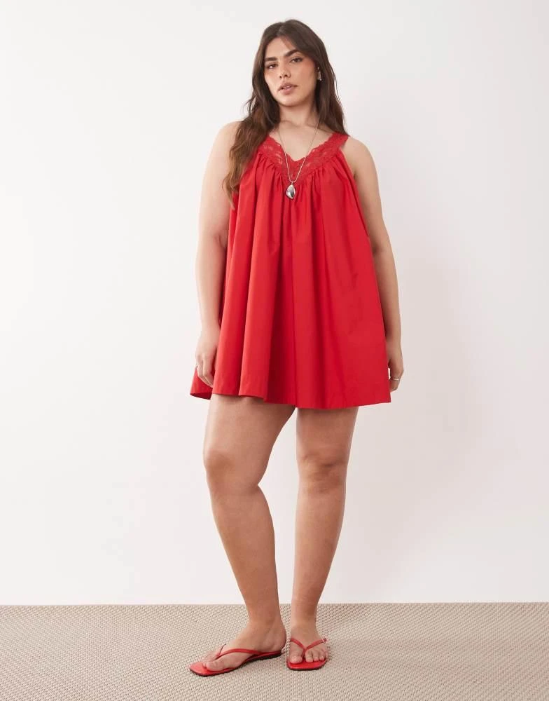 asos curve red dress ARRANGE - Curve Gathered Drape Maxi Dress - Women - Polyester/Spandex/Lyocell - 26 US