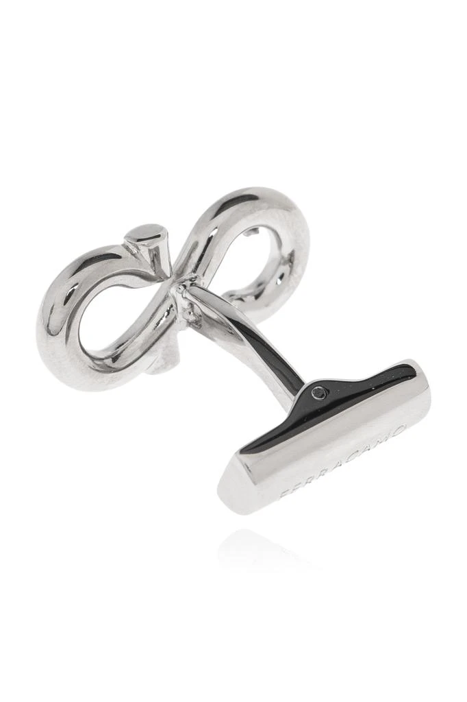Salvatore Ferragamo Cufflinks in the shape of a logo 3