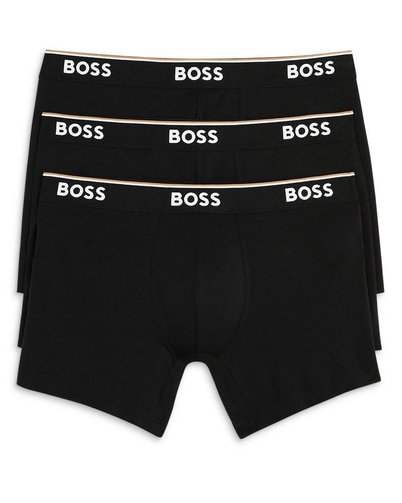 Hugo Boss Power Cotton Blend Boxer Briefs, Pack of 3 1