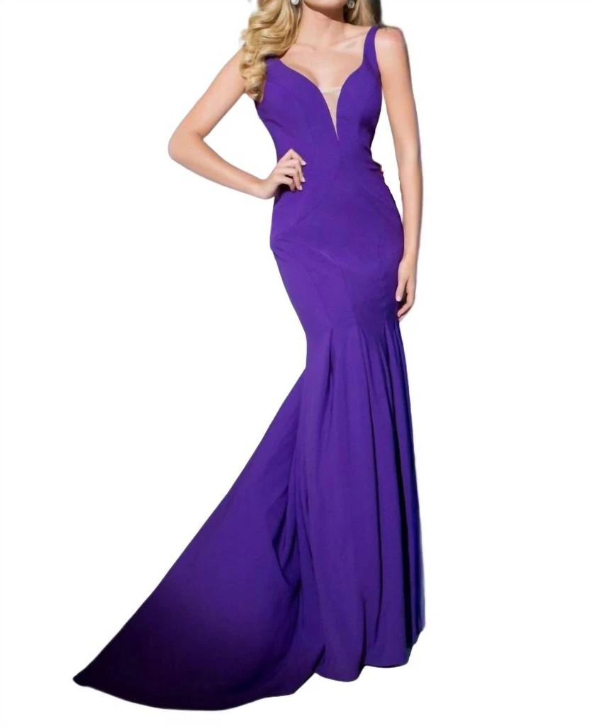 Tony Bowls Evening Dress In Purple 1