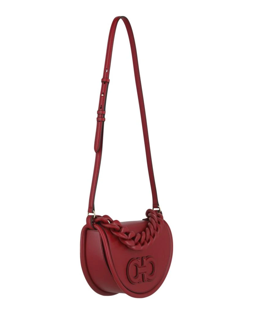 Salvatore Ferragamo Aura Chain-Linked Shoulder Bag 4