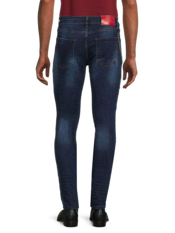 Elie Balleh High Rise Faded & Distressed Jeans 2