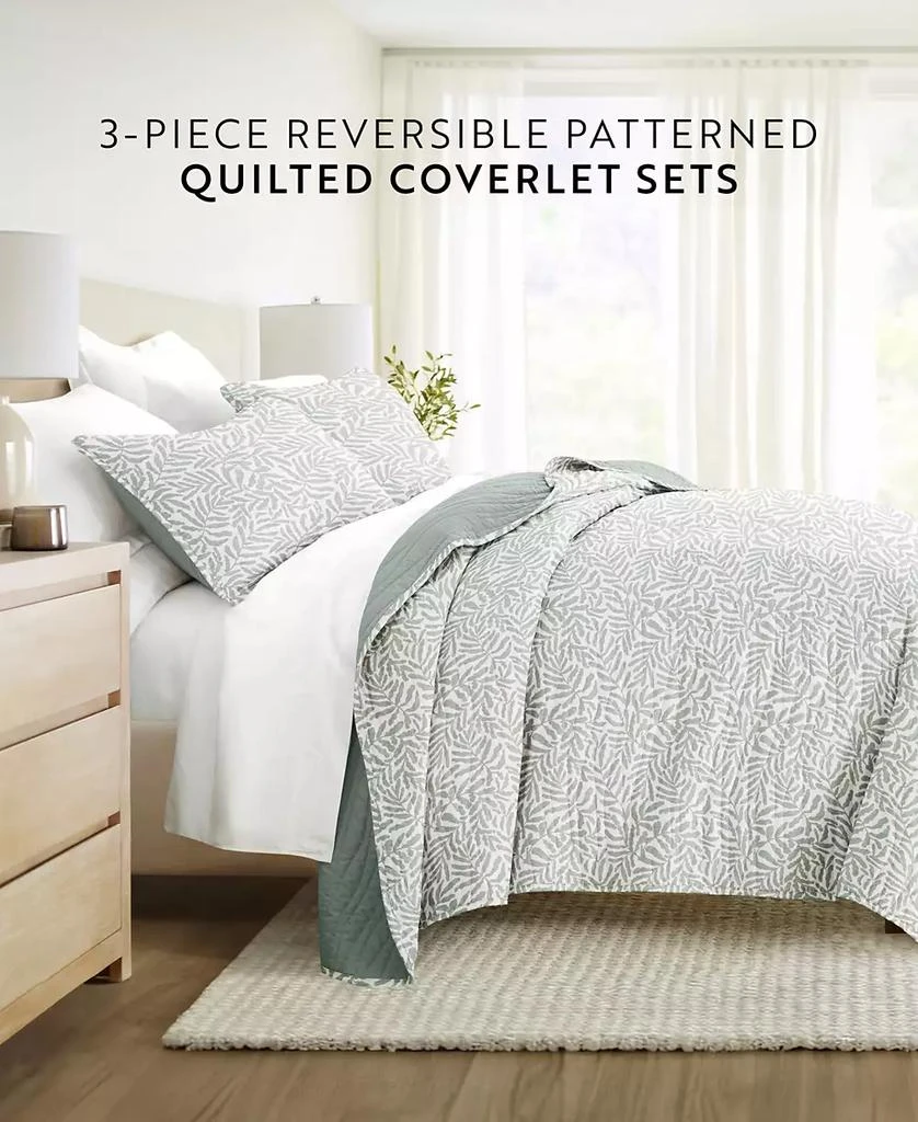 IENJOY HOME Tossed Ferns Reversible 2-Pc. Quilt Set 2