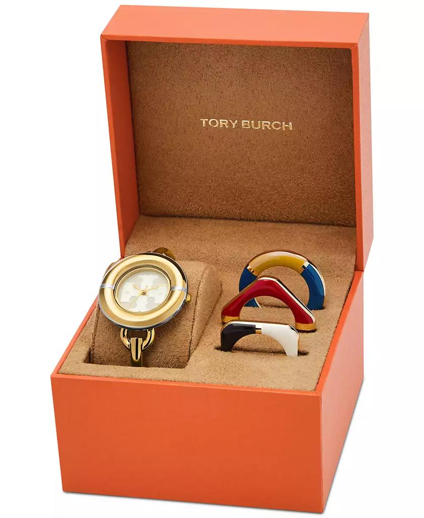 TORY BURCH ゴールド 時計 交換用バンド付きTHE REVA TORY BURCH ゴールド 時計 交換用バンド付きTHE REVA