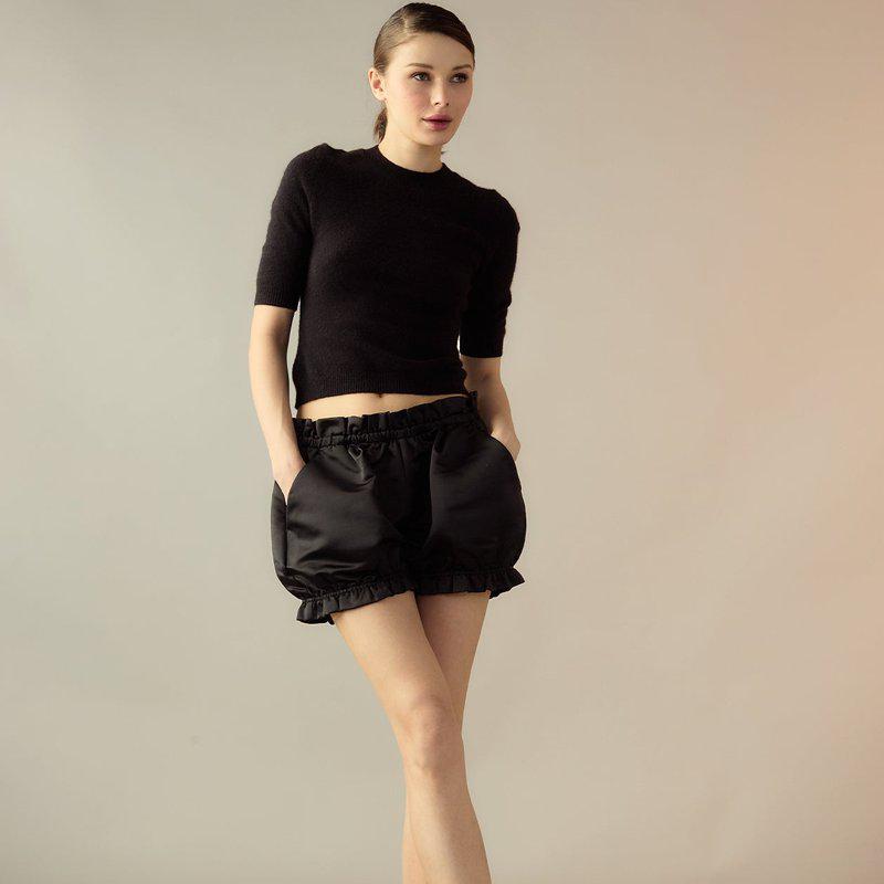 Cynthia Rowley Sleek Satin Bloomer Short