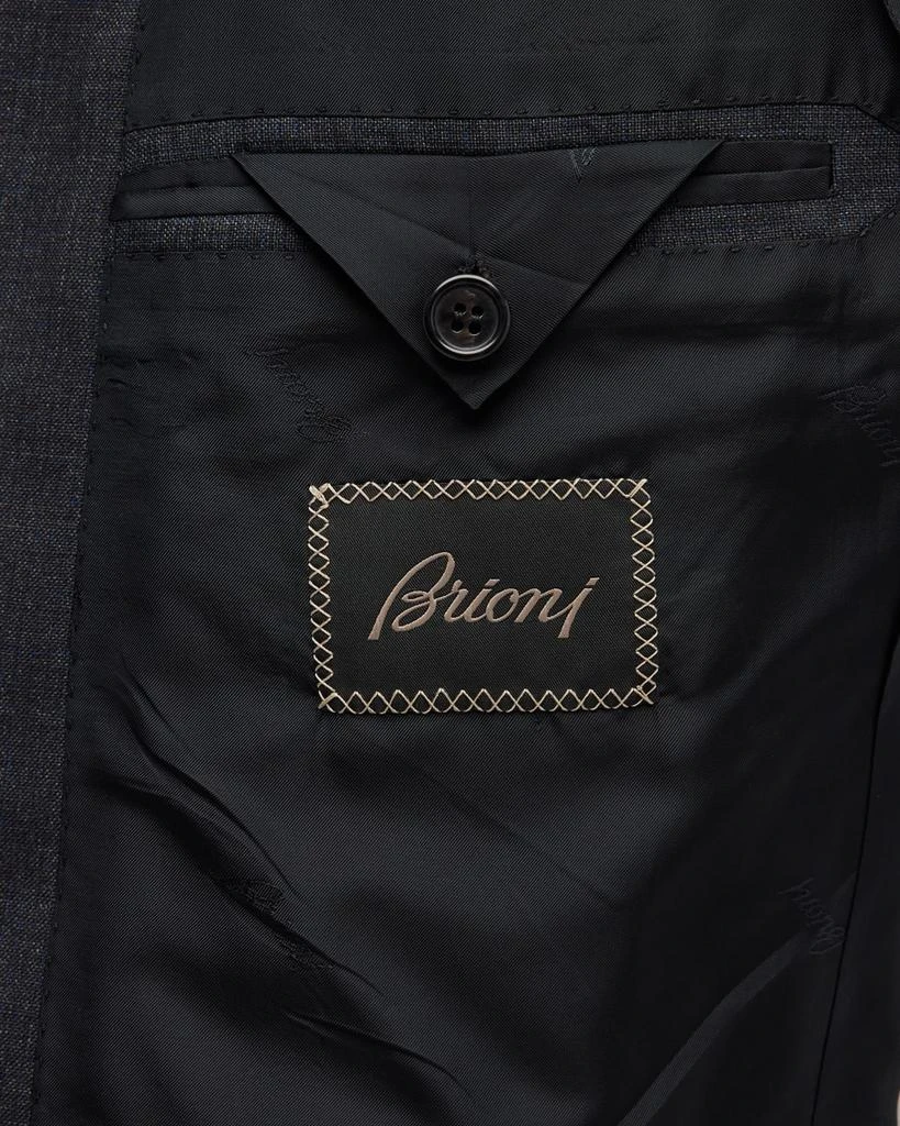 Brioni Men's Tonal Check Wool Suit 8
