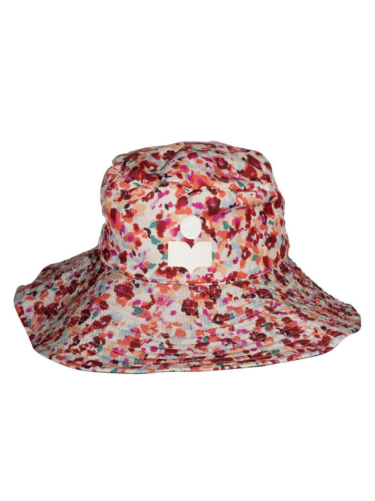 Isabel Marant Floral Bucket Hat Green Pink Logo Size 57 Isabel Marant | Accessories | Designer Isabel Marant Logo  main image 4