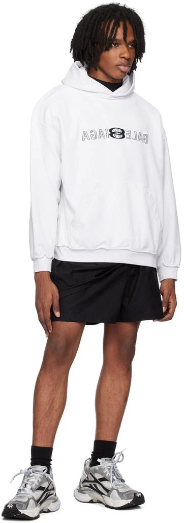 Balenciaga Gray Inside Out Hoodie 4