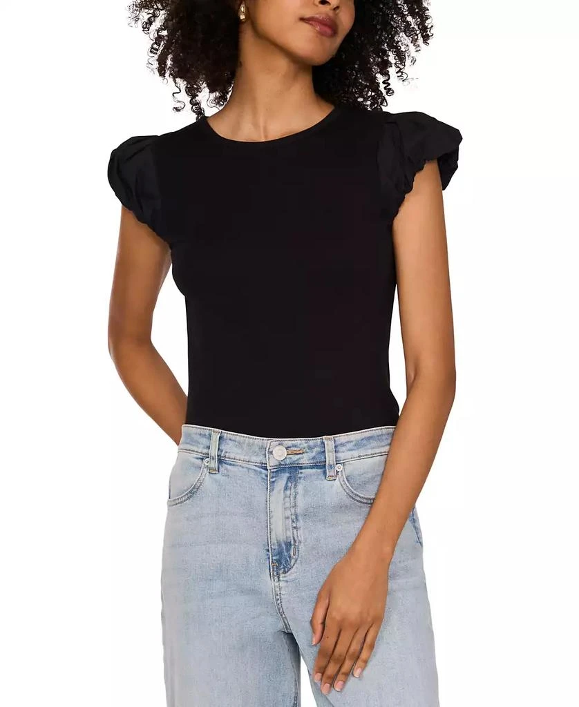 1. State Women's Tulip-Sleeve T-Shirt 1