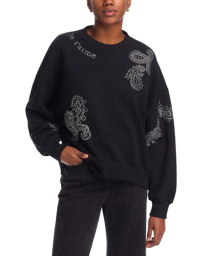 Cinq à Sept Brandy Paisley Sweatshirt 1