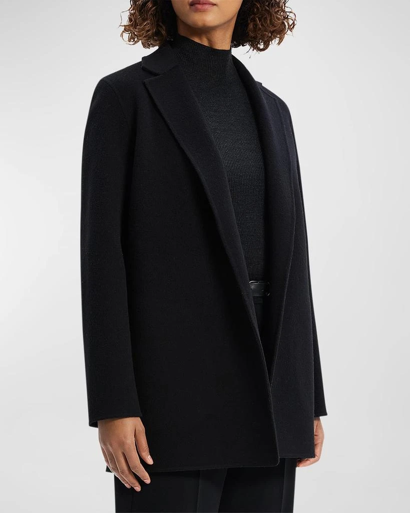 Theory Double Face Wool-Cashmere Coat 2
