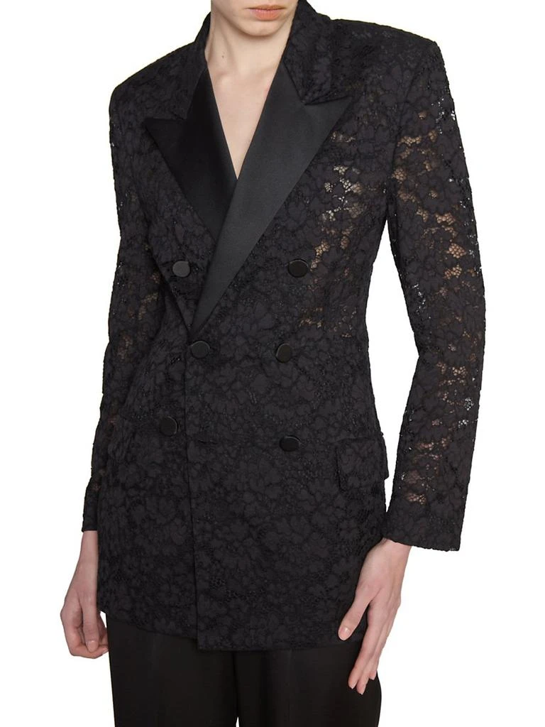 Yves Saint Laurent Tuxedo Jacket in Guipure 7