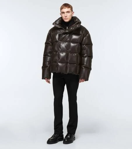 Givenchy Leather puffer jacket 2