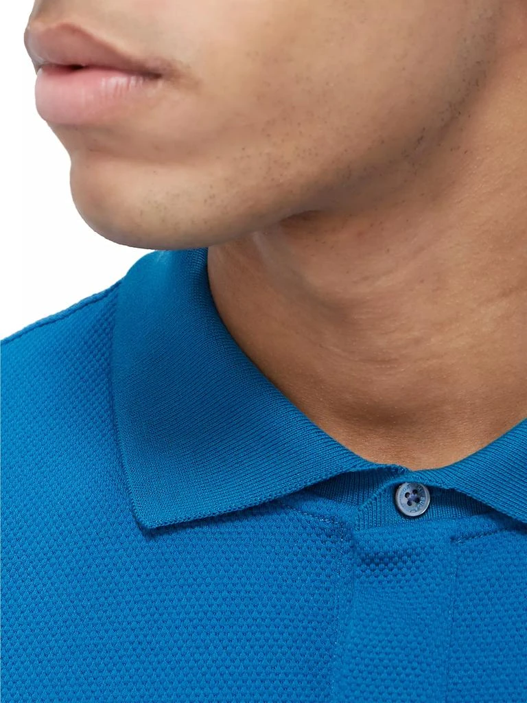 BUGATCHI Stretch Cotton Three-Button Polo Shirt 6