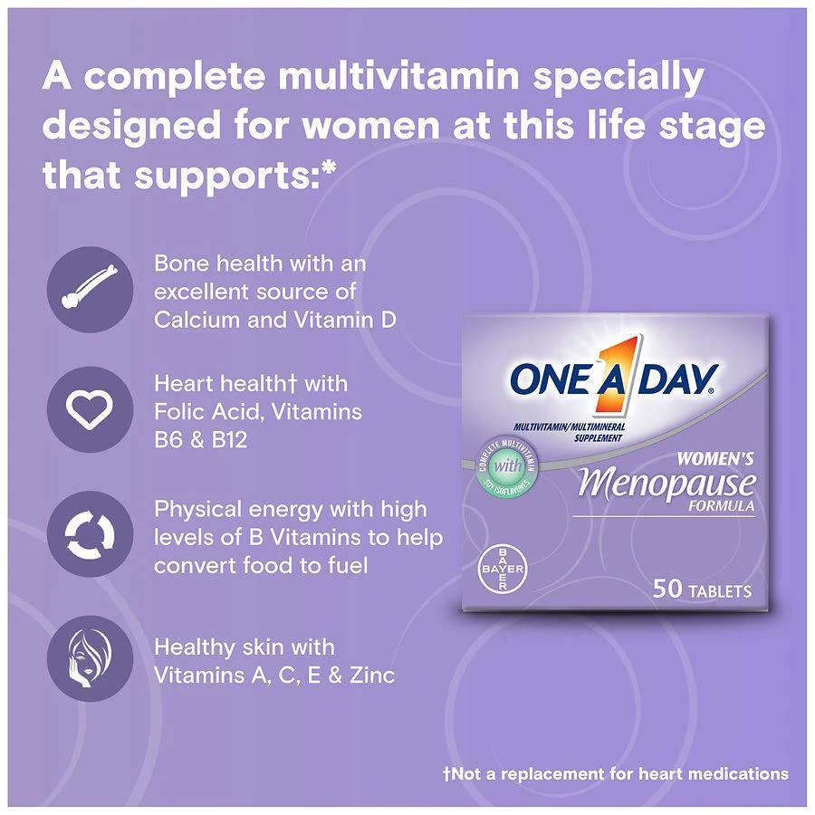 One A Day Women
s Menopause Formula Multivitamin Tablets 7