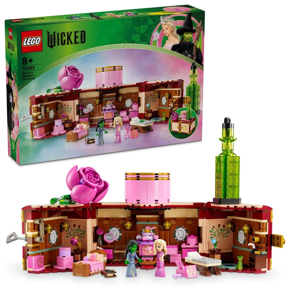 undefined LEGO Wicked Glinda & Elphaba’s Dormitory, Movie Set 75683 1