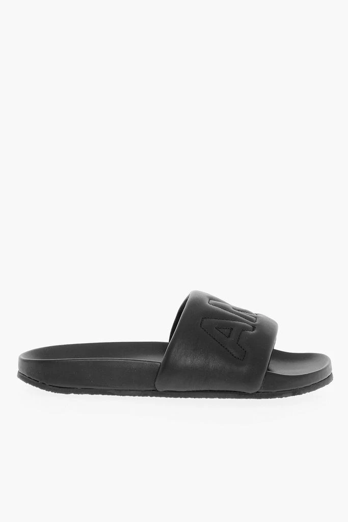 Ambush Ambush Solid Color Leather Slides 3