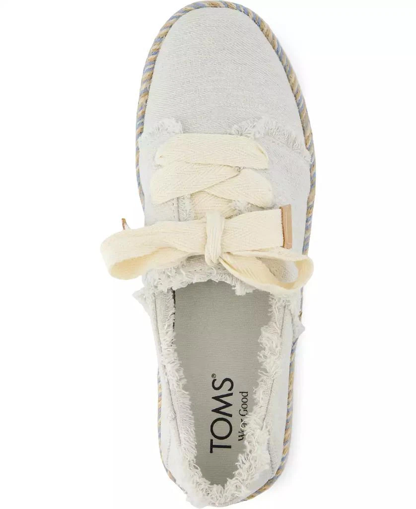 TOMS Women's Carolina Lace-Up Espadrille Sneakers 4