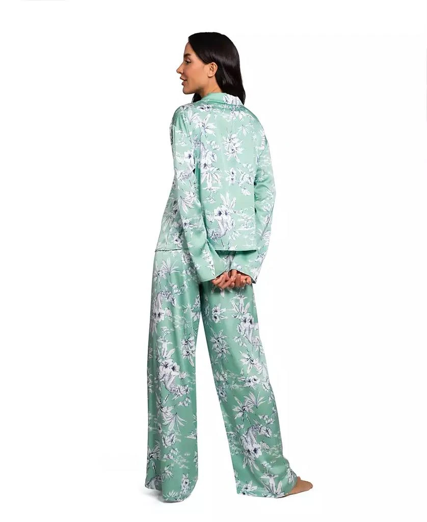 Midnight Bakery Women
s Long-Sleeve Sleep Top 
Pants, 2-Piece Set 4