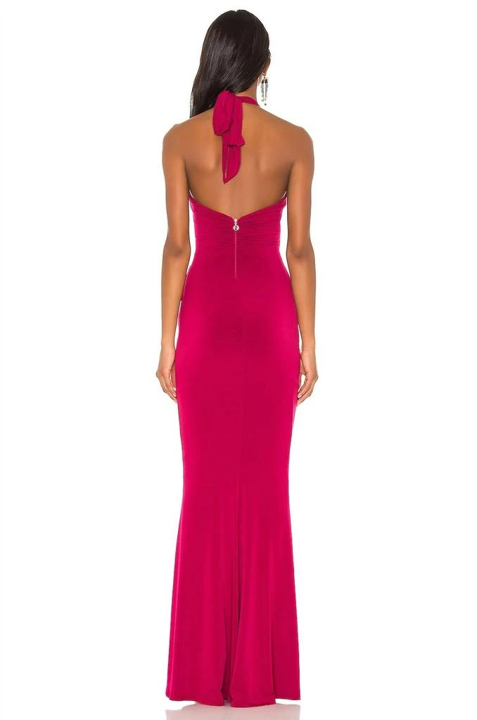 Nookie Nookie - crave halter gown 3
