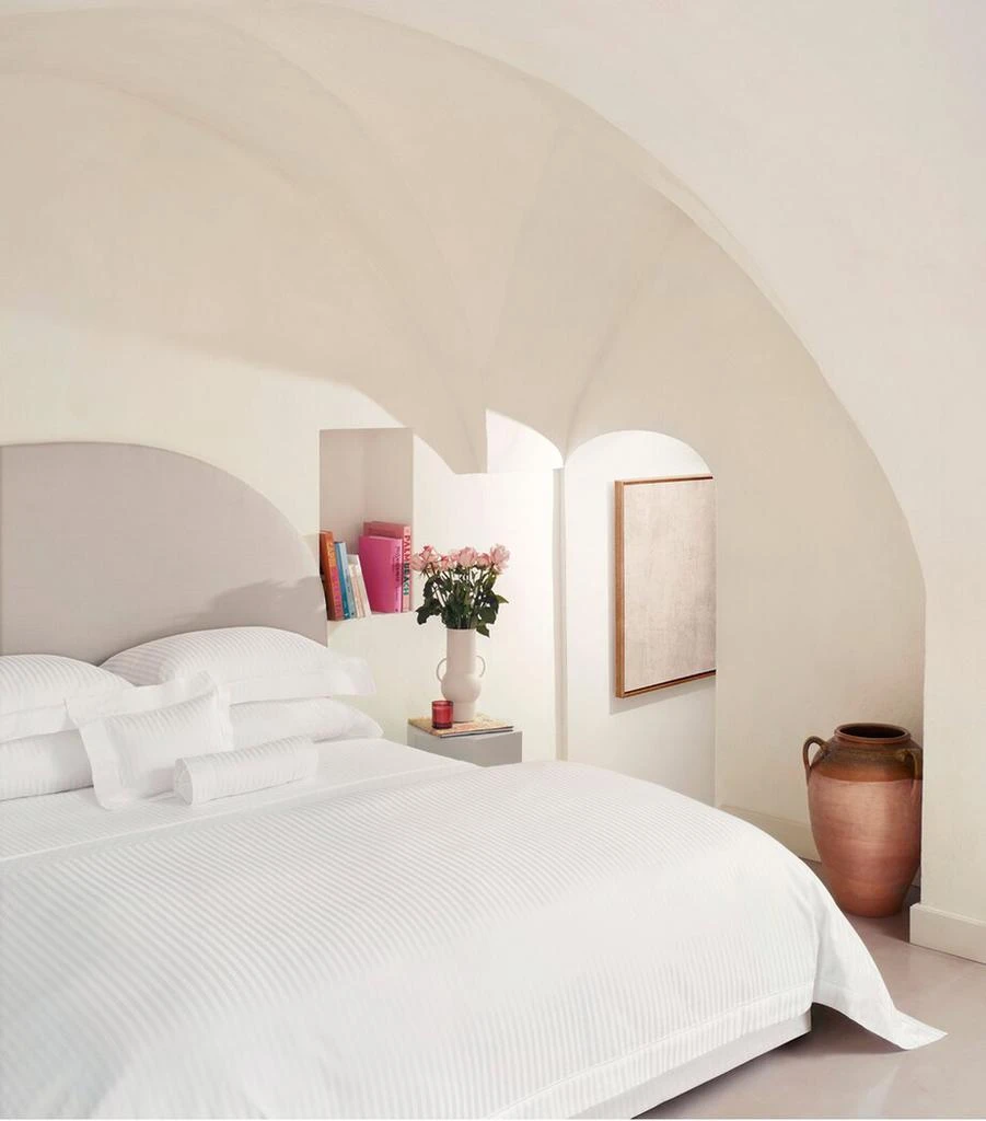 Pratesi Raso Rigato Bolster Pillowcase (13cm x 41cm) 3