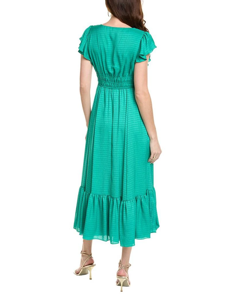 Taylor Satin Escada Stripe Jacquard Maxi Dress, Green / 10 Taylor Satin Escada Stripe Jacquard Maxi Dress, Green / 10