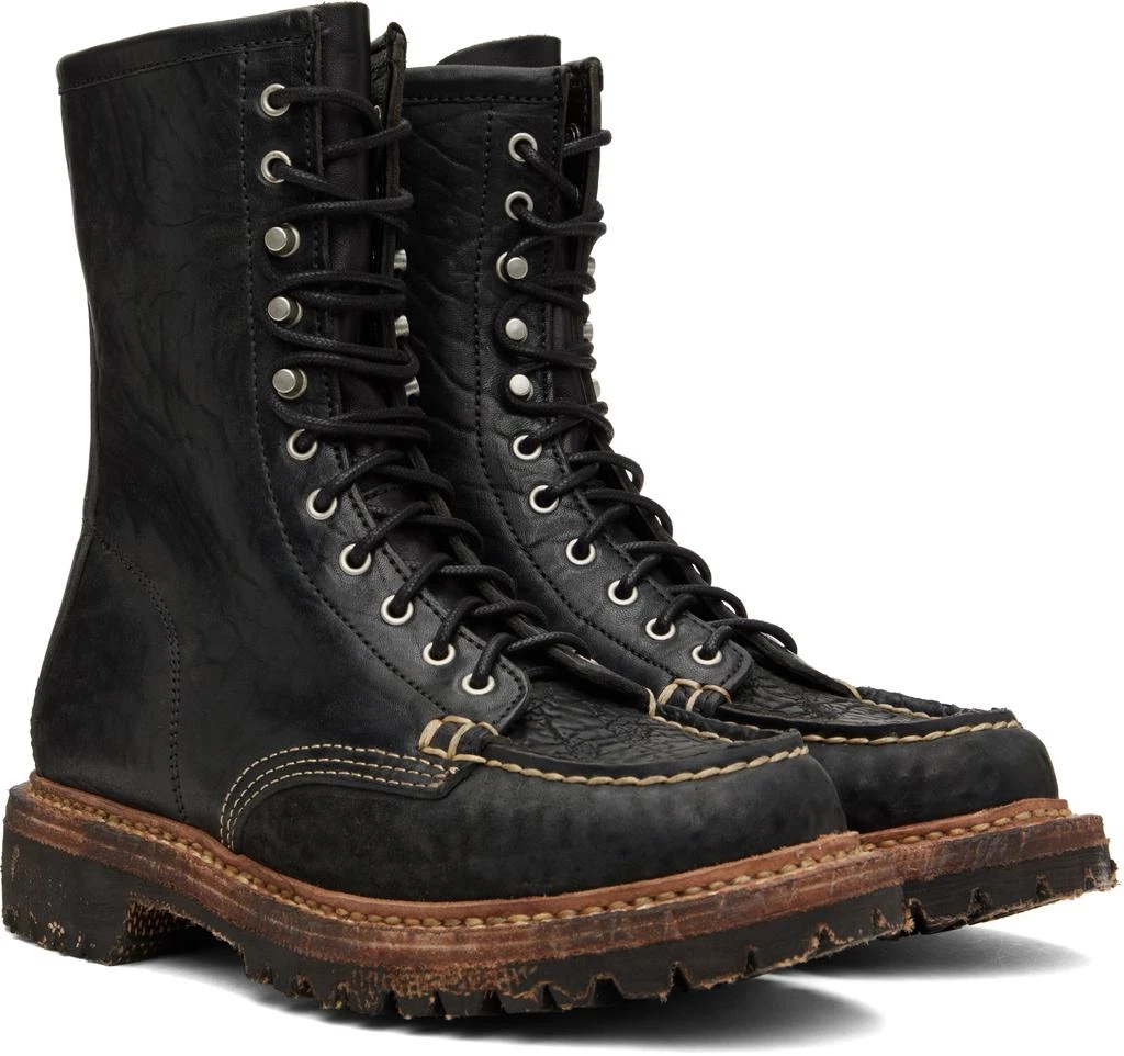 VisVim Black Scout Moc Hi-Folk Boots 4