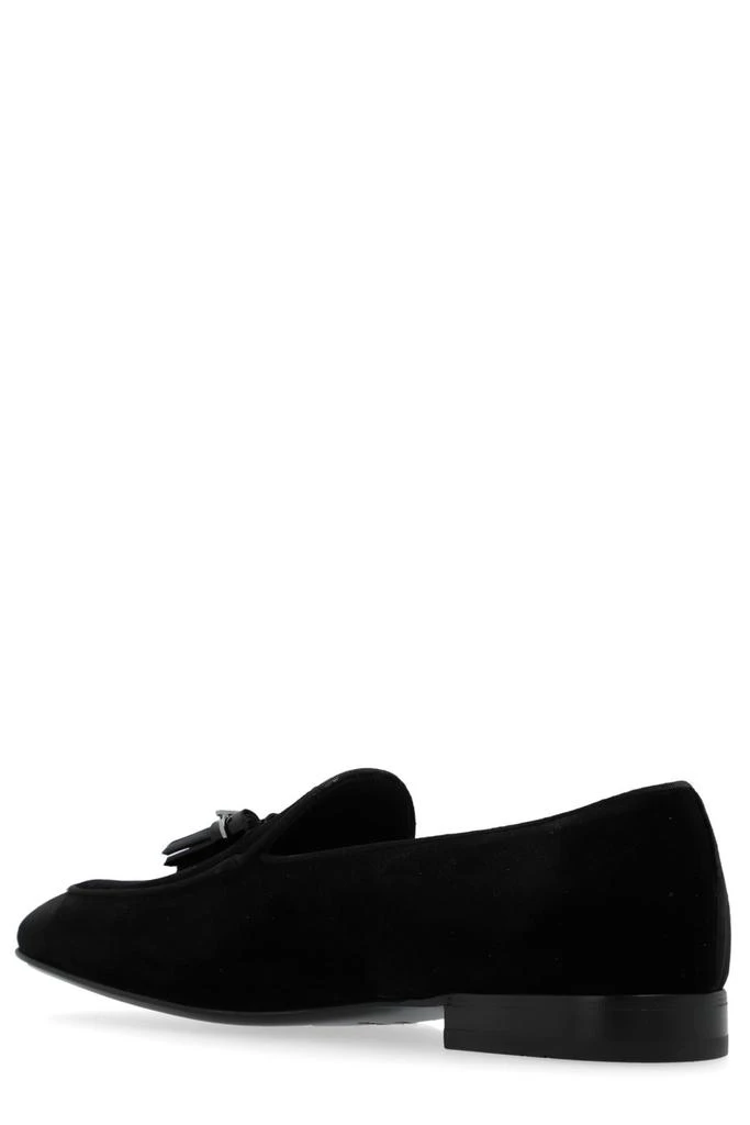 Salvatore Ferragamo Ferragamo Tassel Detailed Velvet Loafers 3