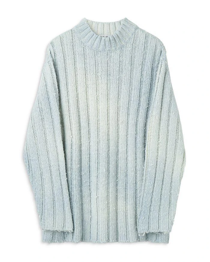 Our Legacy Ribbed Regular Fit Funnel Neck Sweater 1