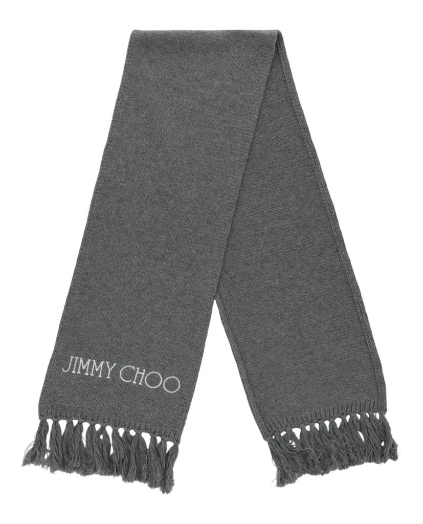 Jimmy Choo Wool Logo Scarf 2