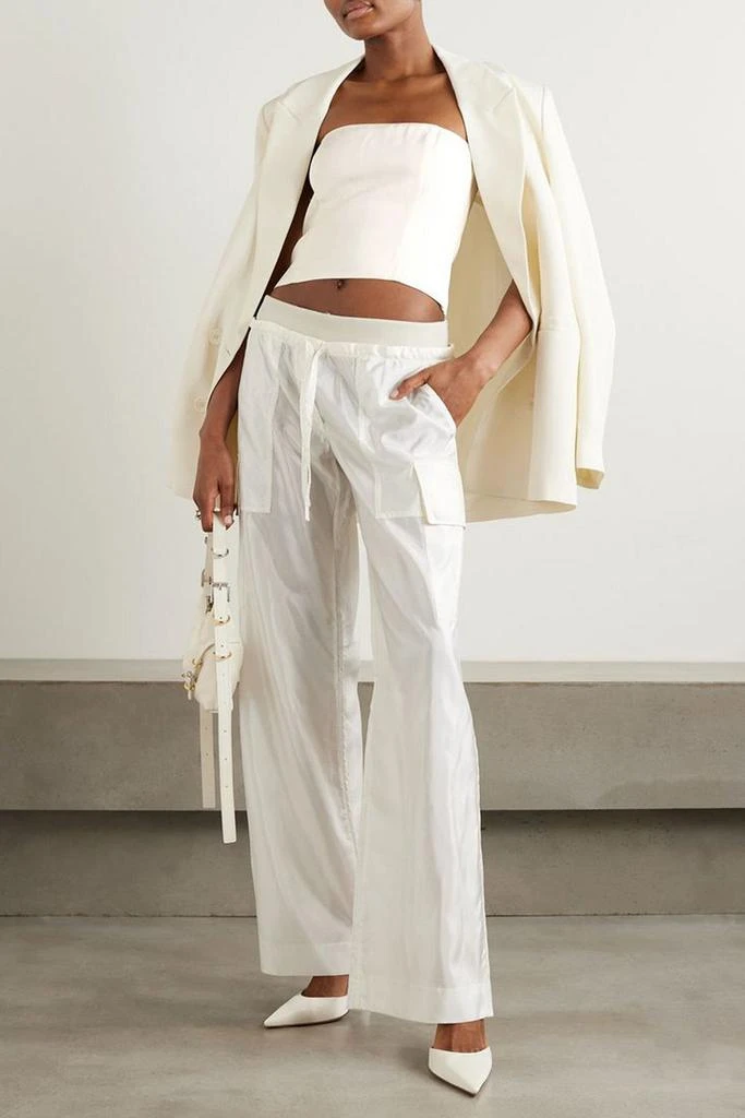 GAUGE81 Tona cropped strapless crepe top 2