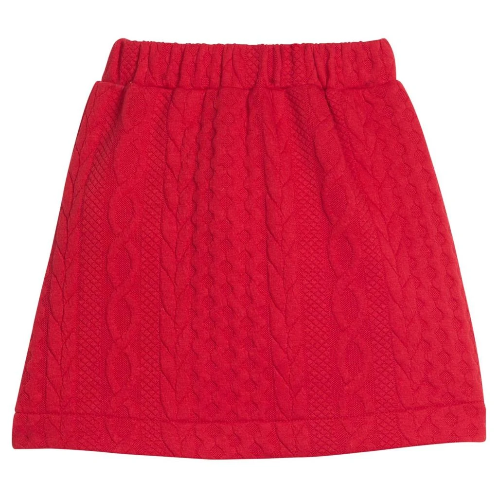 Bisby Girl
s Quilted Mini Skirt In Cherry