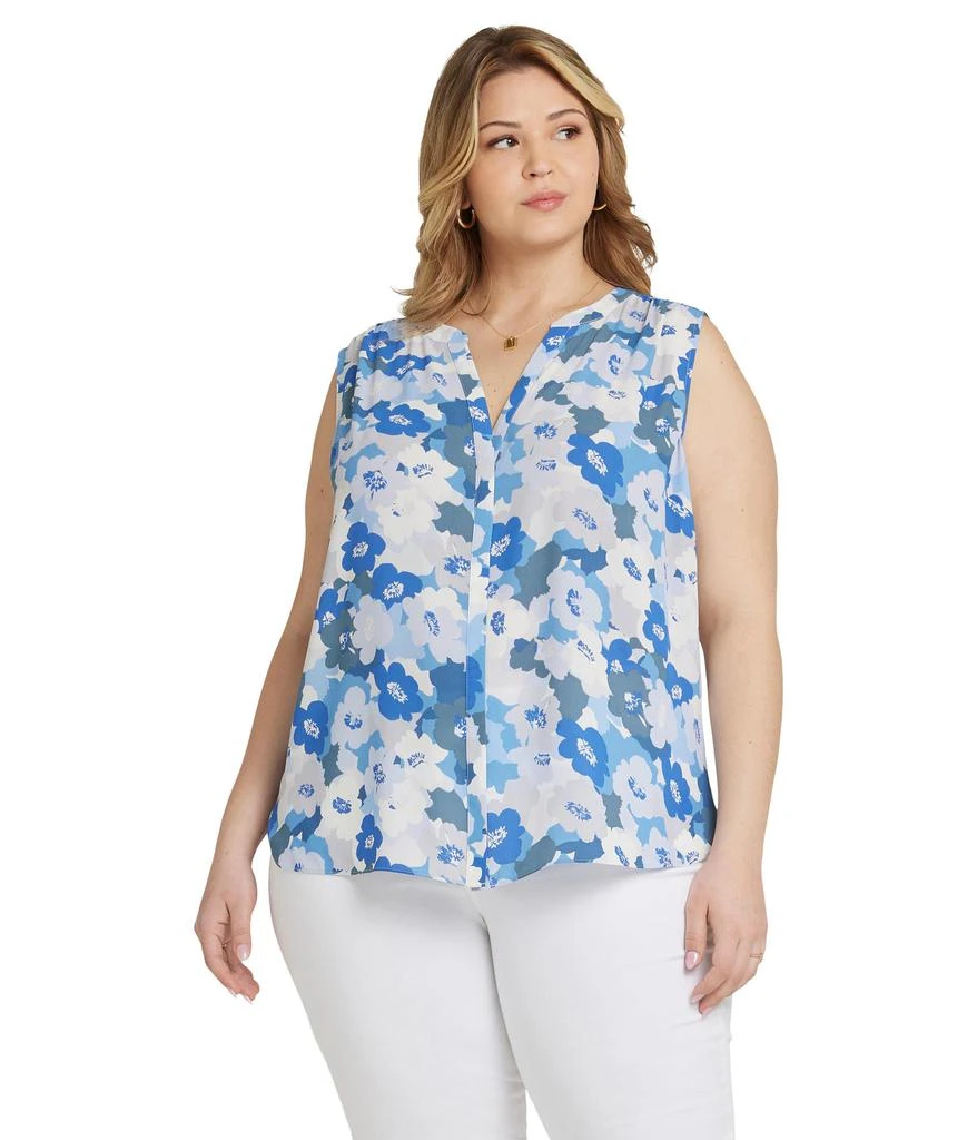 NYDJ Sleeveless Pintuck Blouse 1