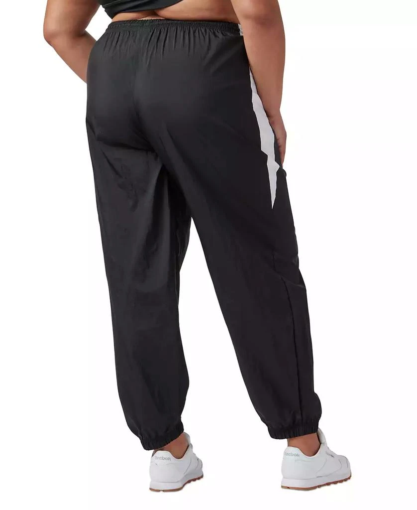 Reebok Plus Size Pull-On Logo Woven Track Pants 2