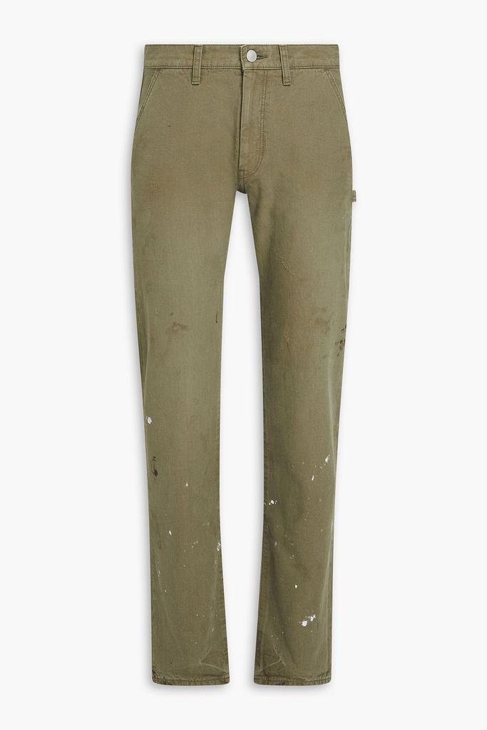 John Elliott Painted cotton-canvas cargo pants