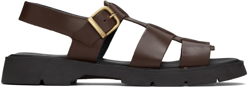 KLEMAN Brown Ballast VGT Sandals