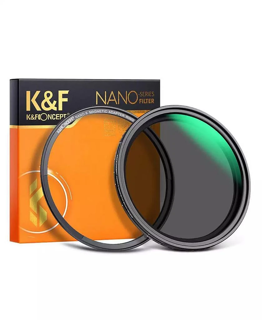 K&F Concept 49mm Nano-X ND2-32 1-5 Stop Magnetic Variable Neutral Density Lens Filter