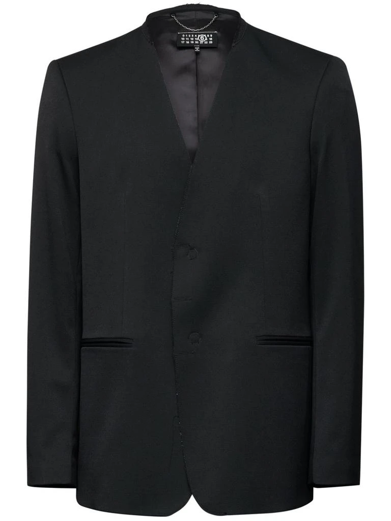MM6 Men's collarless jacket 1