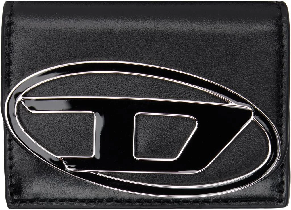 Diesel Black 1dr Tri Fold Coin Xs Ii Wallet