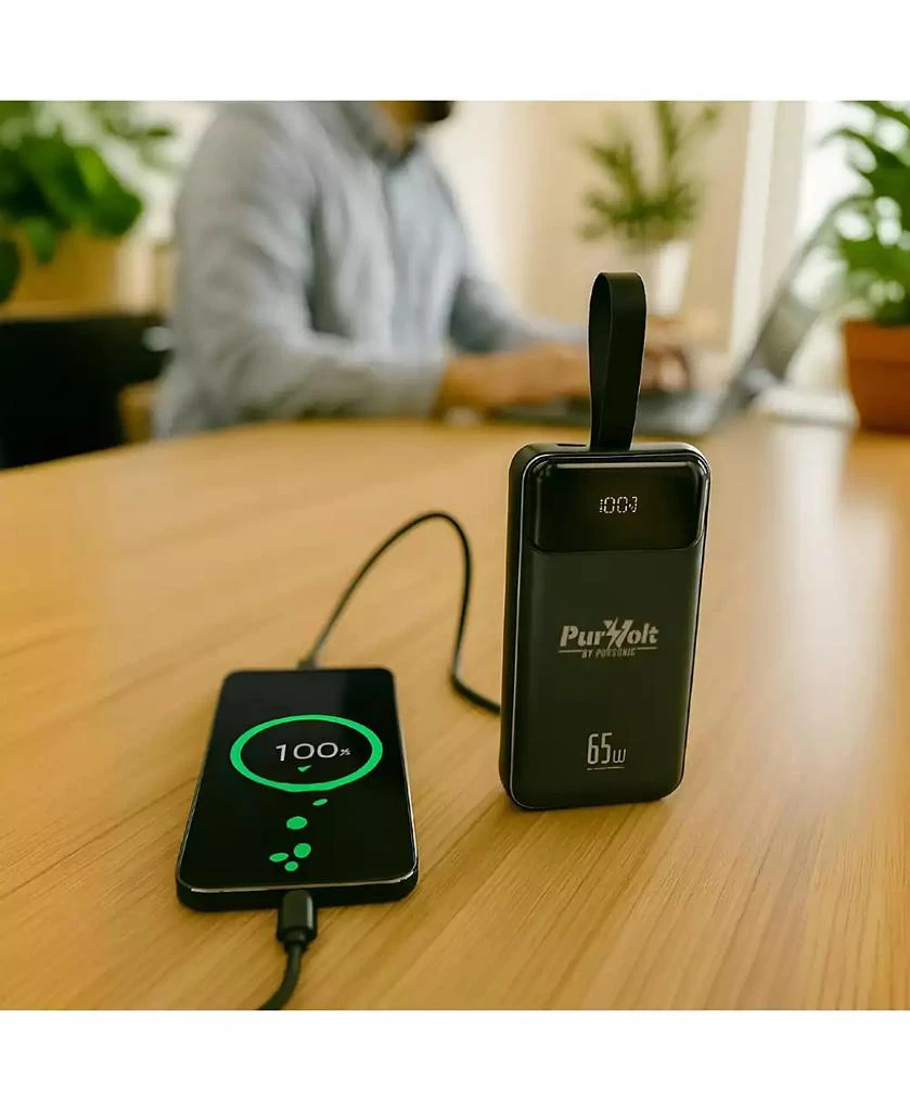 PURSONIC Power
Protection Bundle: 40,000mAh Power Bank, LED Fast Charger
Smart Tracker 3